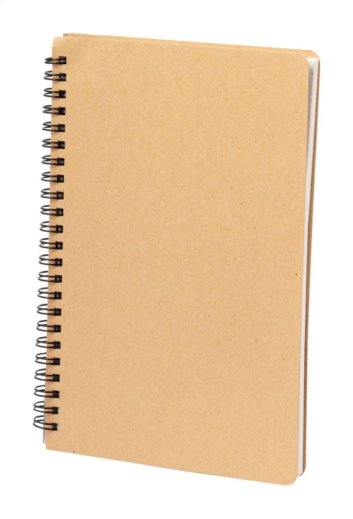 Notes spiralny w okładce z papieru z kamienia