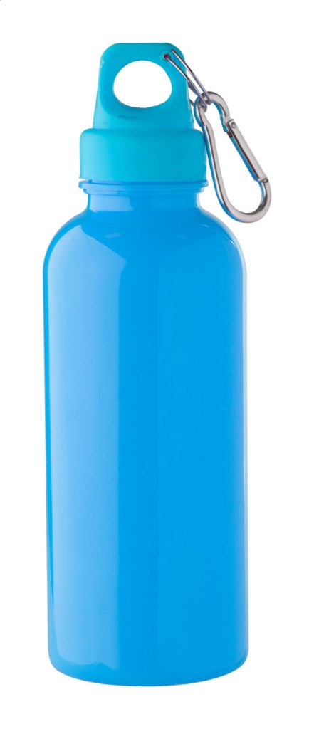 Plastikowa butelka sportowa z karabińczykiem