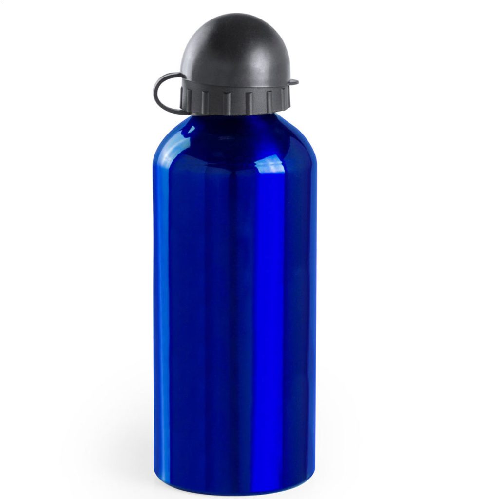 Aluminiowa butelka sportowa z plastikową nakrętką. 650 ml. Nie nadaje się do napojów gazowanych.