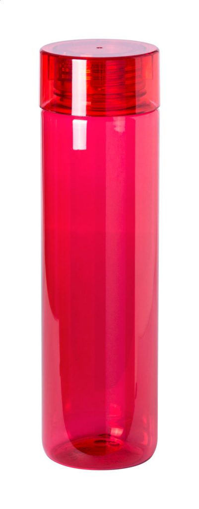 Przezroczysta butelka sportowa z niezawierającego BPA tritanu. W pudełku upominkowym. 780 ml. Nie nadaje się do napojów gazowanych.