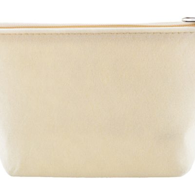 Kosmetyczka RPET Refelt Beauty – Zapinana na suwak kosmetyczka z filcu RPET. Z charakterystyczną metką RPET.