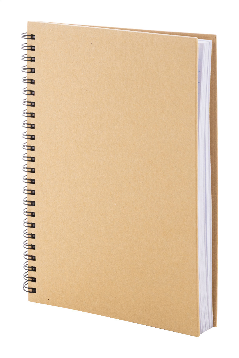 notes Strobus A5 – Spiralny notes w oprawie z papieru z recyklingu
